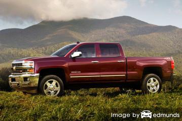 Insurance rates Chevy Silverado 2500HD in Fort Wayne