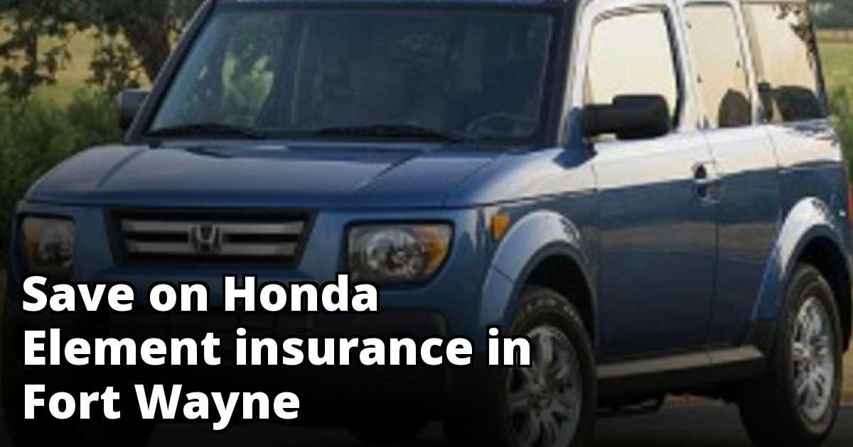 Save Money on Honda Element Insurance in Fort Wayne, IN