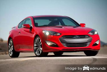 Insurance rates Hyundai Genesis in Fort Wayne