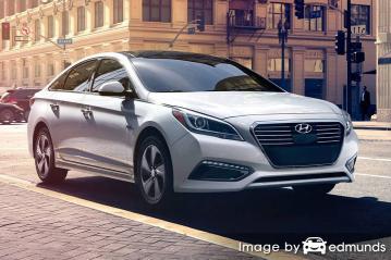 Insurance rates Hyundai Sonata Hybrid in Fort Wayne