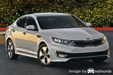 Insurance rates Kia Optima Hybrid in Fort Wayne