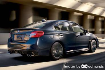 Insurance rates Subaru WRX in Fort Wayne